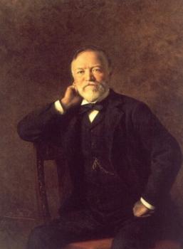 西奧博德 沙特朗 Portrait of Andrew Carnegie
